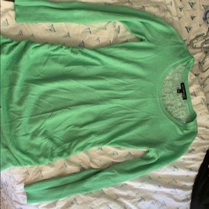 Seafoam maternity sweater